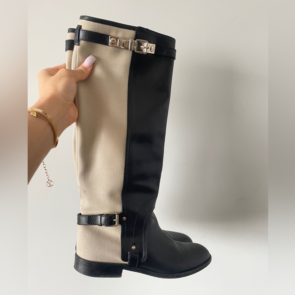 Dior Two Tone Riding Boots